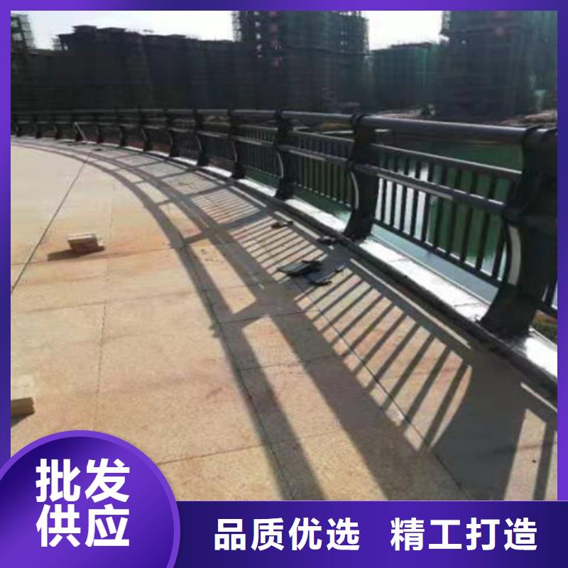 不锈钢桥梁防撞护栏河道景观灯光护栏不锈钢复合管护栏直销厂家同城服务商
