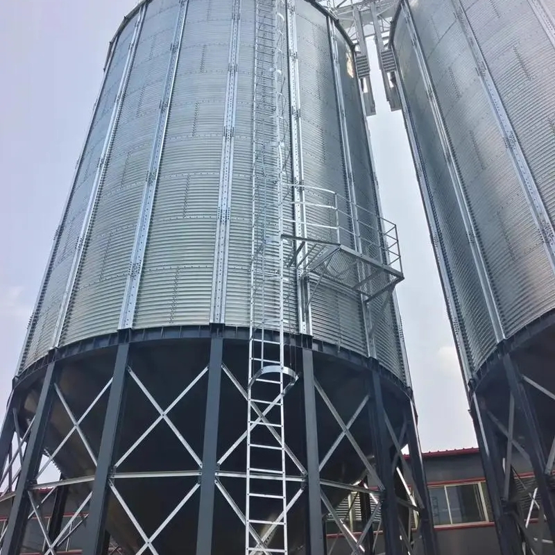 现货供应粮食钢板仓_实力厂家