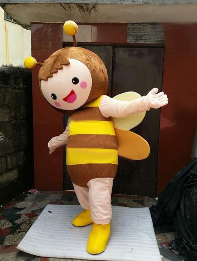 流行人偶服装定制厂家,套头玩偶服手艺好