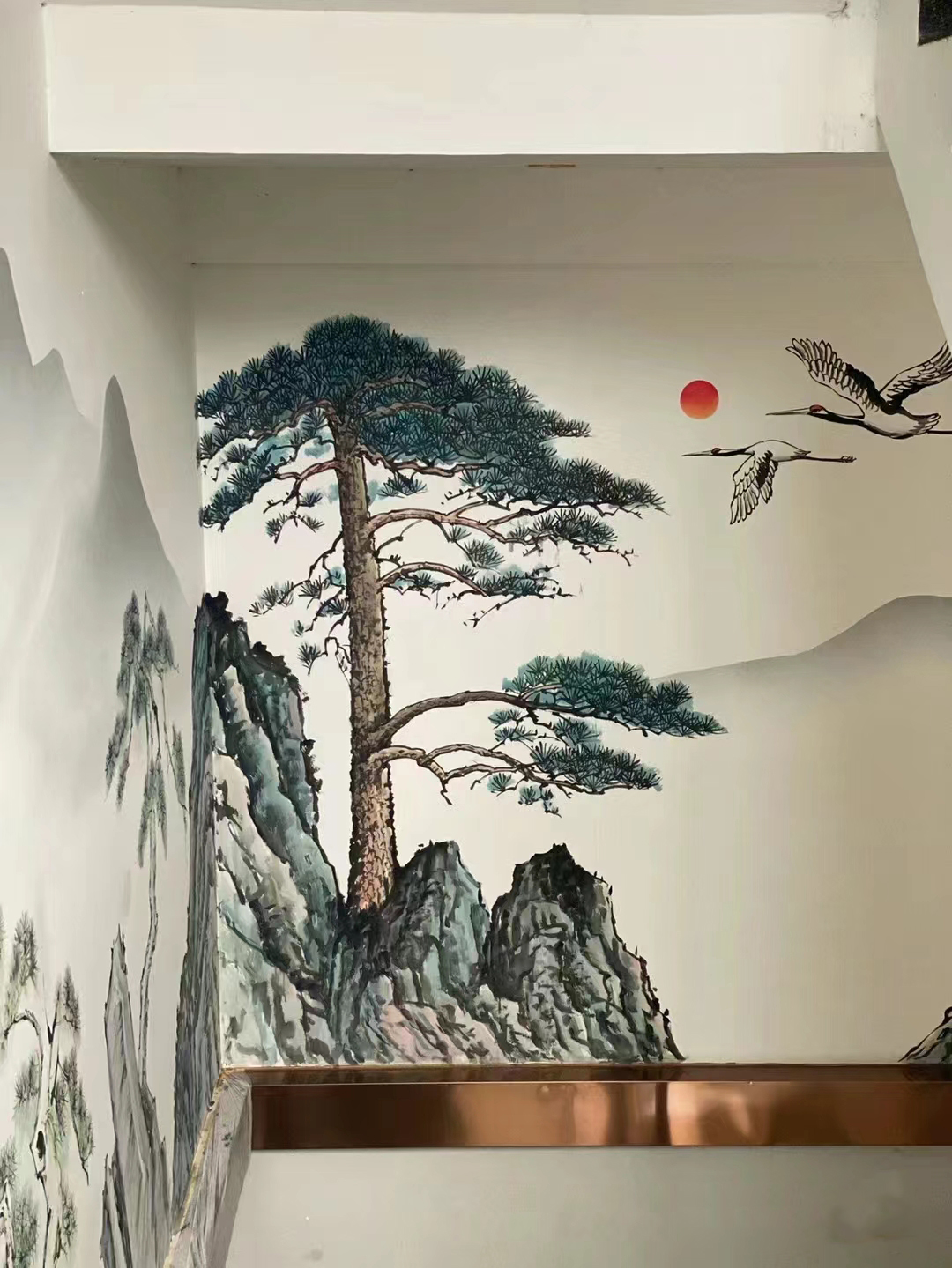 外墙彩绘手绘墙绘画涂鸦工作室
